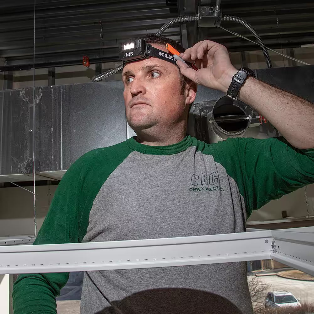 Rechargeable Light Array LED Headlamp with Adjustable Fabric Strap, 260 Lumens, 2 Modes