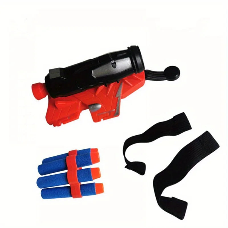 with 10 suckers Upgrade Launcher Spray Wrist Gloves Launch Soft Bullet Toy