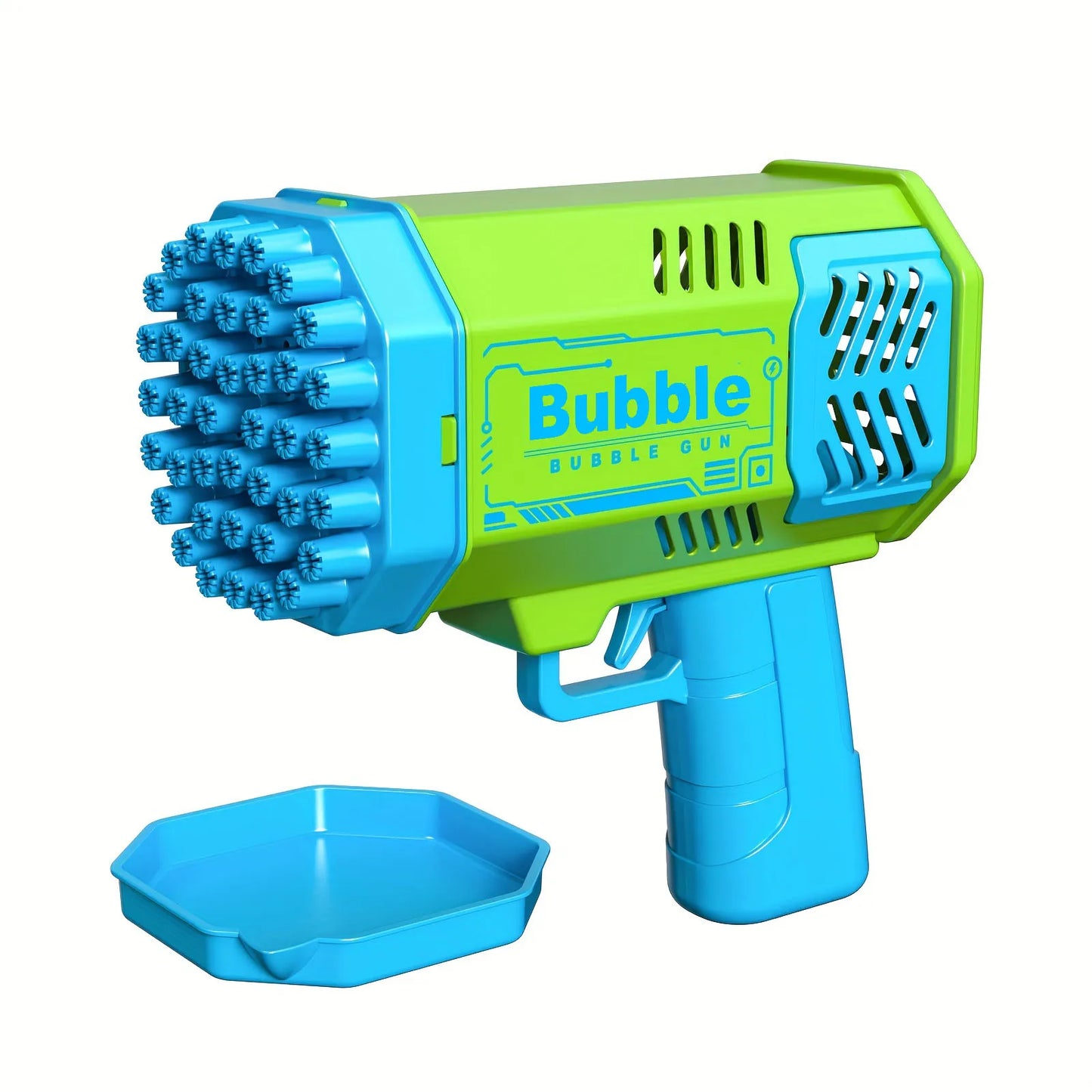40 Hole Bubble Gun Outdoor Wedding Atmosphere Unisex Birthday Gift (Excluding Bubble Liquid and Battery)