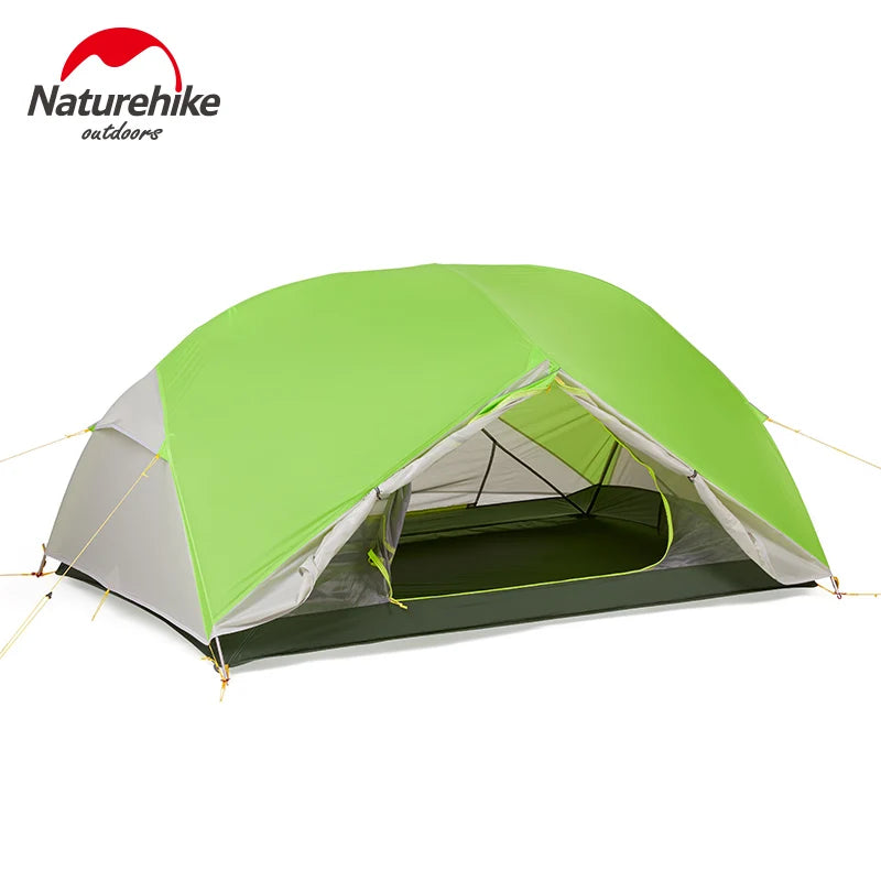Naturehike-Mongar 2 Camping Tent, Double Layers, Waterproof, Ultralight Dome Tent, 2 Person