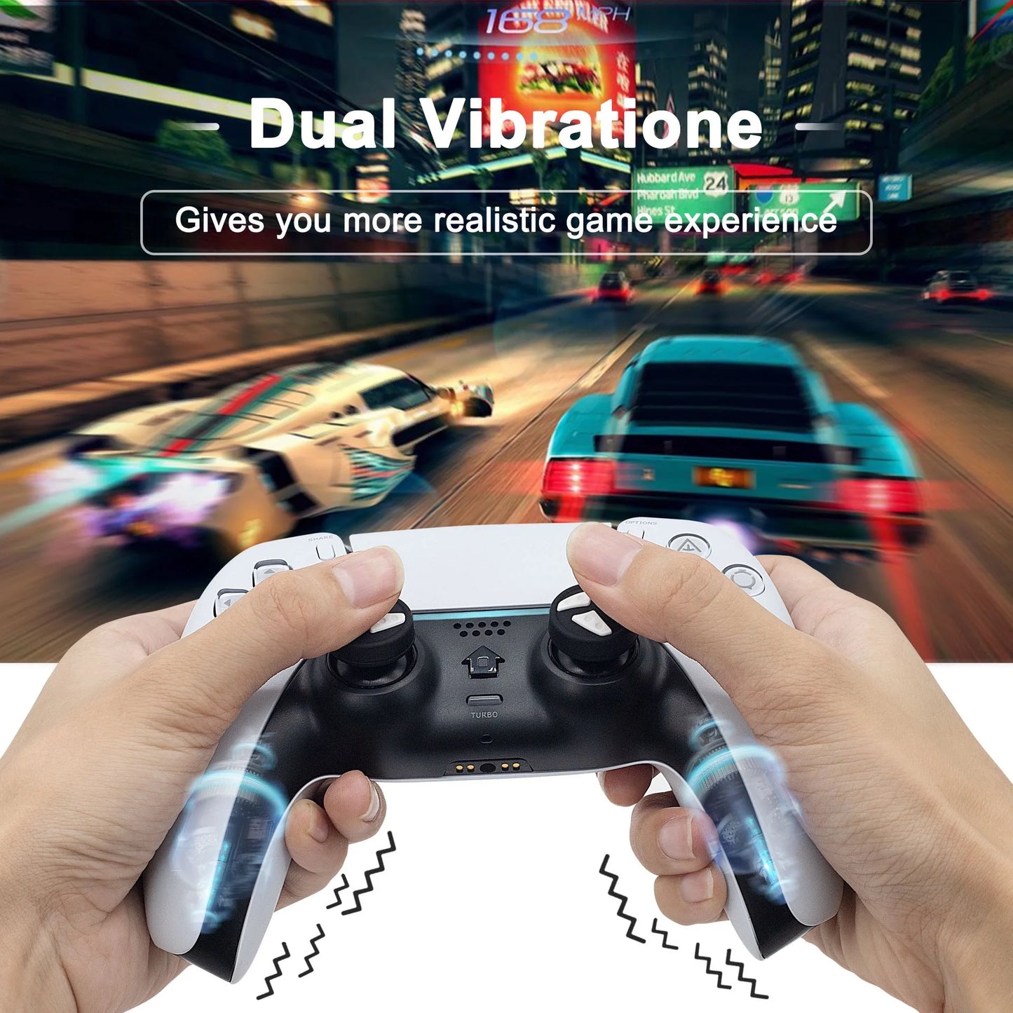 PS4 Wireless Handle Bluetooth Connection 6-Axis Dual Motor Vibration Ps4 Handle Compatible With Multiple Platforms
