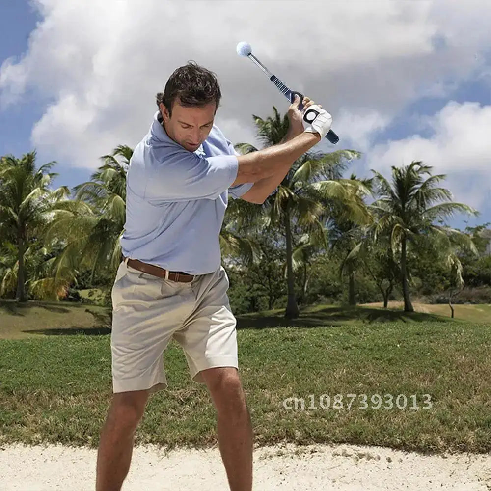 Golf Swing Trainer Aid Stick Left-handed Golf Swing Practice Practice Corrector Stick Telescopic Posture Exercise Golf Tool Aid