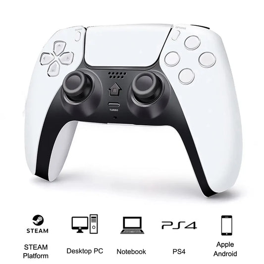 PS4 Wireless Handle Bluetooth Connection 6-Axis Dual Motor Vibration Ps4 Handle Compatible With Multiple Platforms