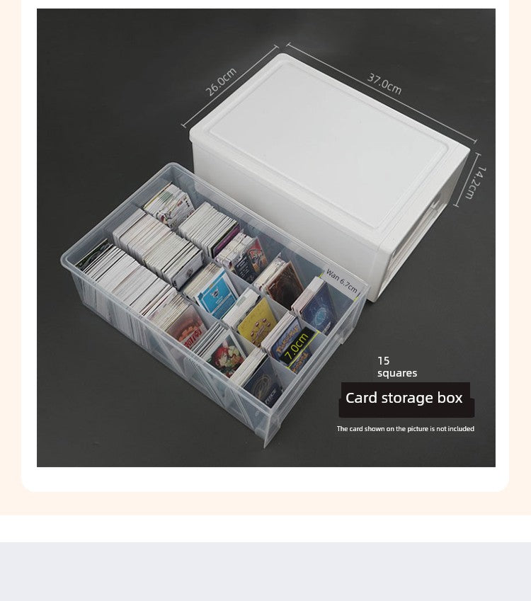 Super Large Capacity Game King Cassette Card Clamp Brick Storage Box Card Ptcg Pokemon Ultraman Magic: The Gathering Box
