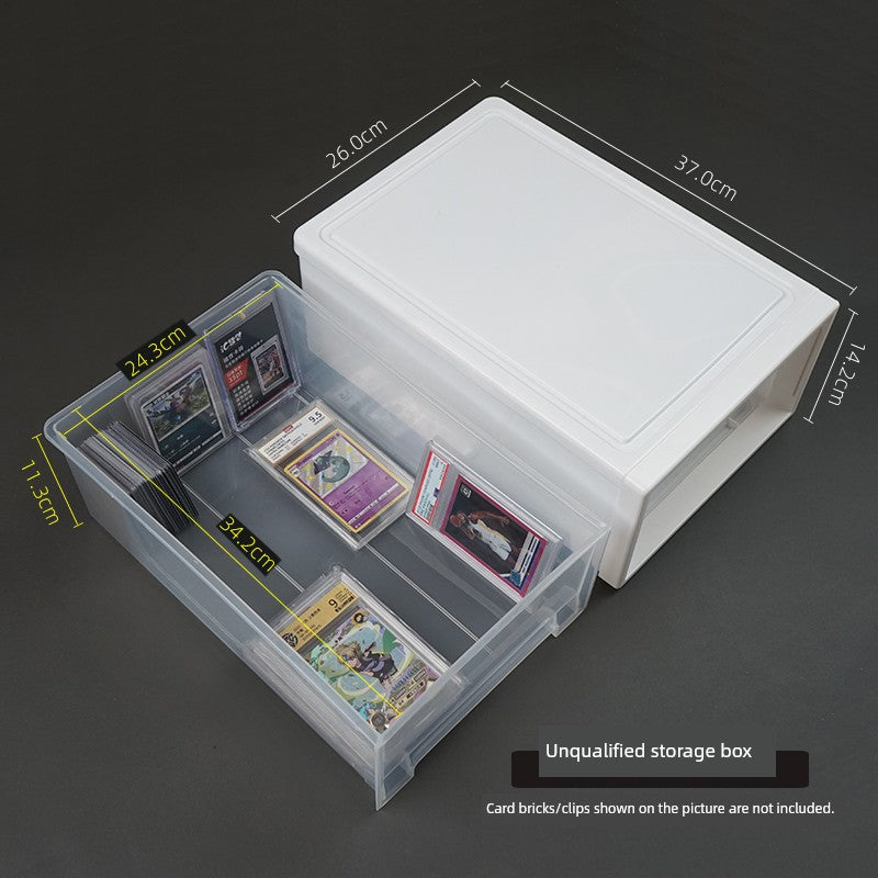 Super Large Capacity Game King Cassette Card Clamp Brick Storage Box Card Ptcg Pokemon Ultraman Magic: The Gathering Box