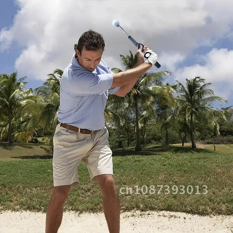 Golf Swing Trainer Aid Stick Left-handed Golf Swing Practice Practice Corrector Stick Telescopic Posture Exercise Golf Tool Aid