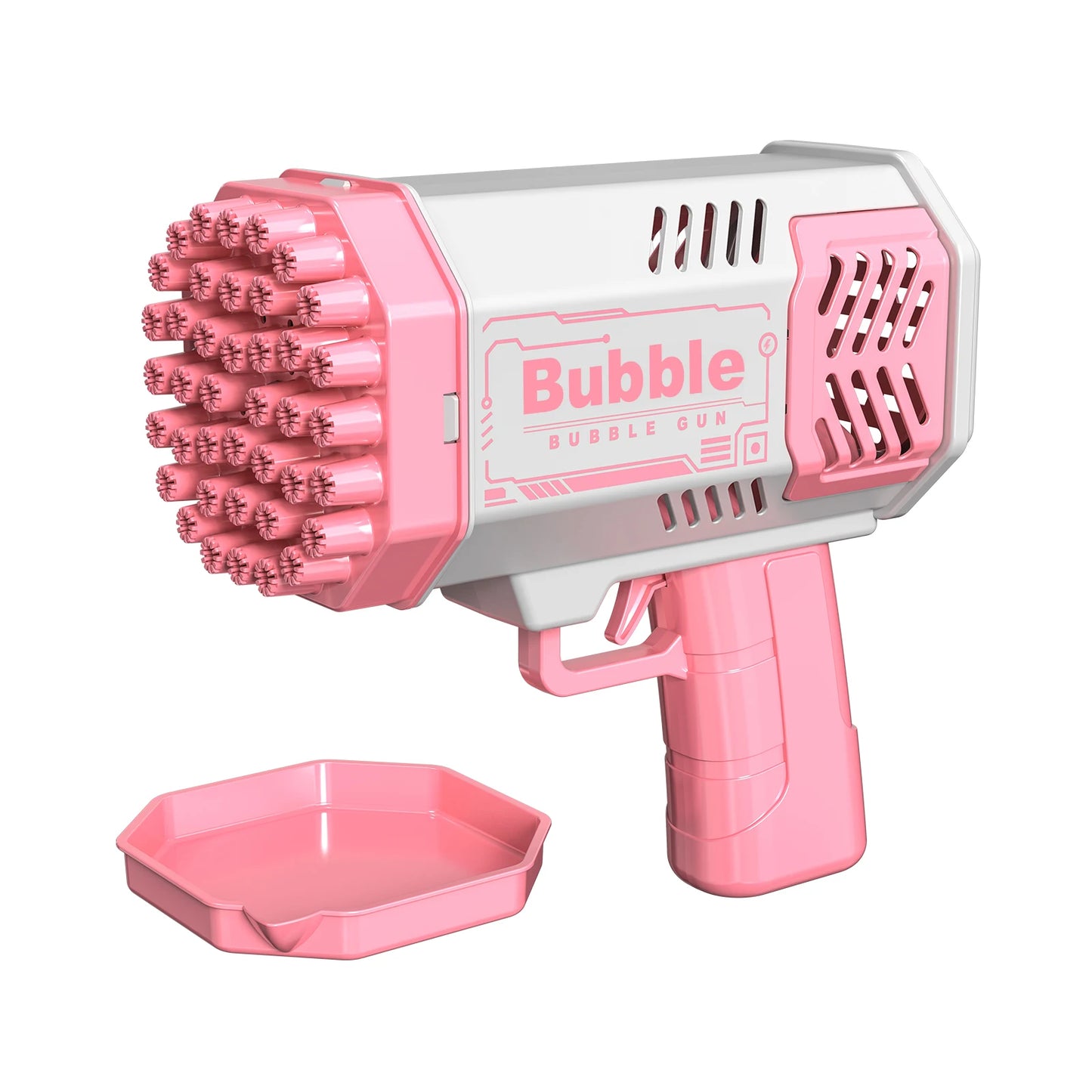 40 Hole Bubble Gun Outdoor Wedding Atmosphere Unisex Birthday Gift (Excluding Bubble Liquid and Battery)
