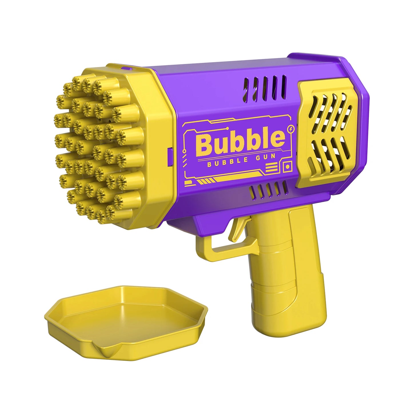 40 Hole Bubble Gun Outdoor Wedding Atmosphere Unisex Birthday Gift (Excluding Bubble Liquid and Battery)