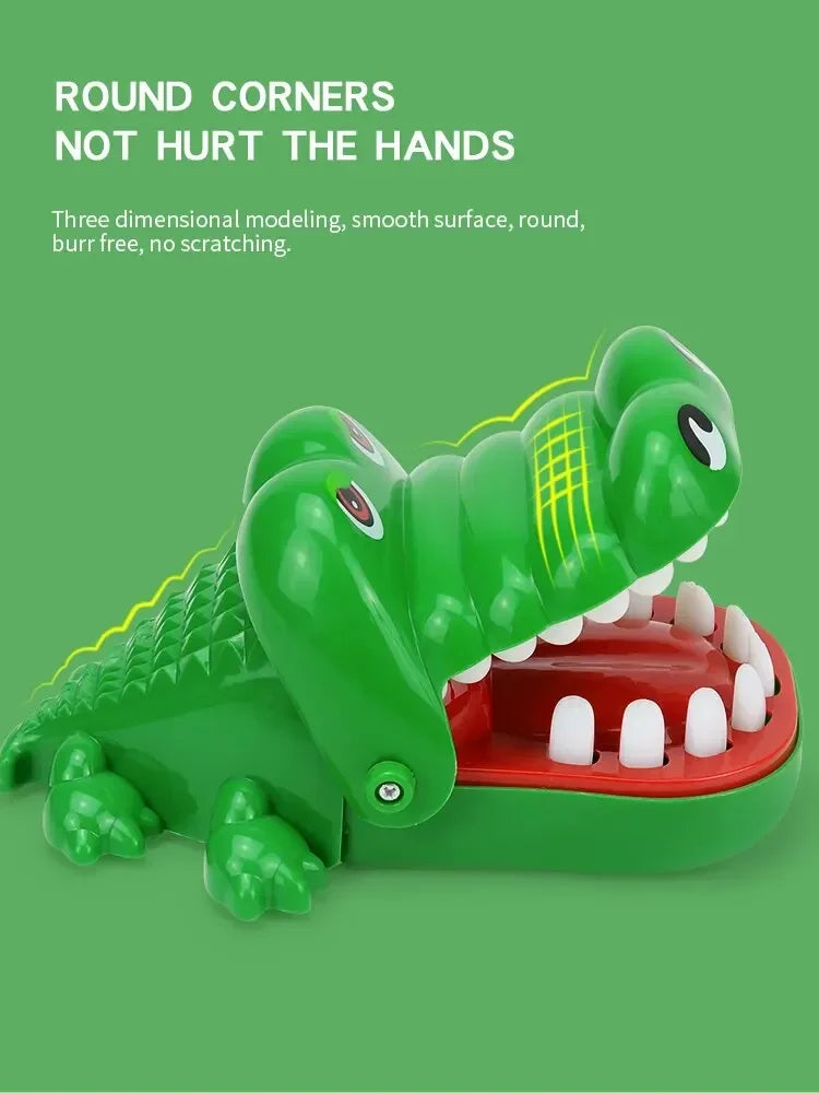 Crocodile Teeth Toys Children's Crocodile Bites Fingers Reaction Training Novelty Children's Lucky Game Trick Decompression Toy