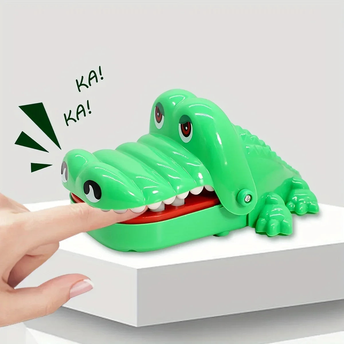 Crocodile Teeth Toys Children's Crocodile Bites Fingers Reaction Training Novelty Children's Lucky Game Trick Decompression Toy