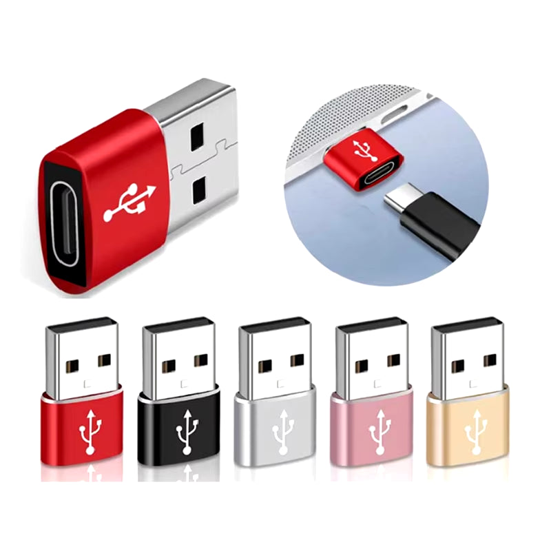 USB to Type C OTG Adapter USB USB-C Male to Micro USB Type-C Female Converter for Macbook Samsung S20 USBC OTG Connector