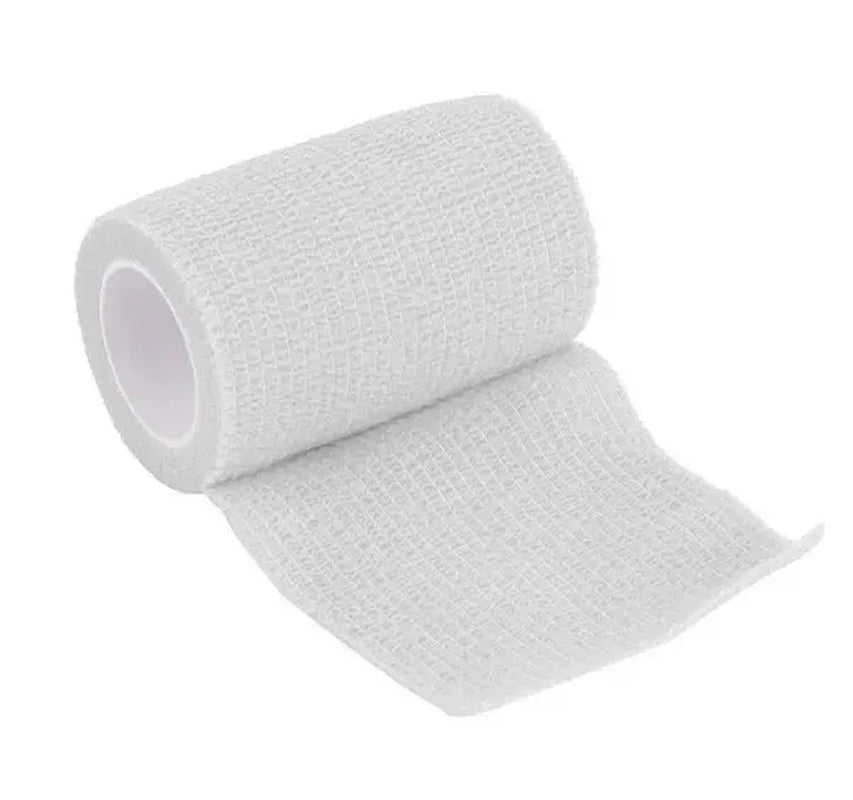 1Roll 2.5/5/7.5/10Cm*4.8M Non Woven Elastic Self Adhesive Bandage Cohesive Bandage for Sports Fixing Finger Wrist Leg