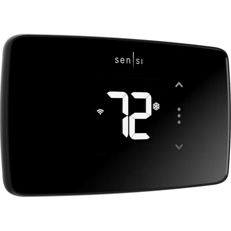 Sensi Black Smart Compatible Smart Thermostat with Wi-Fi Compatibility