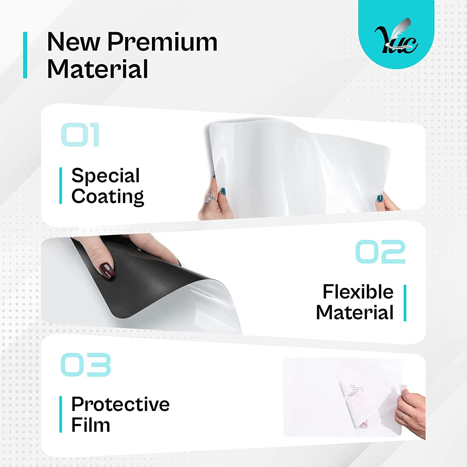 25X17 Inch Magnetic Dry Erase Board for Refrigerator - Fridge Whiteboard - Magnetic White Board