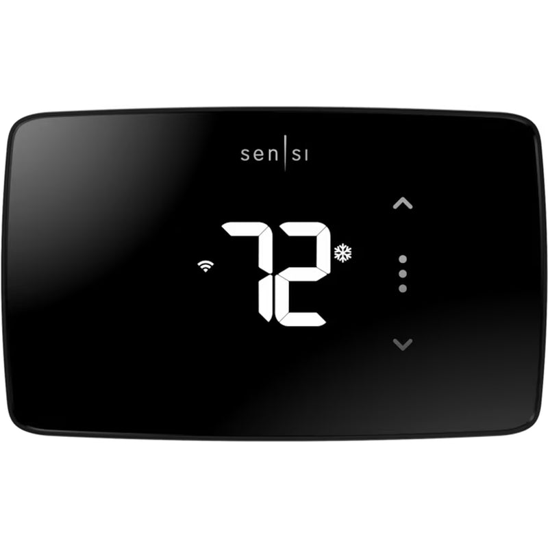 Sensi Black Smart Compatible Smart Thermostat with Wi-Fi Compatibility