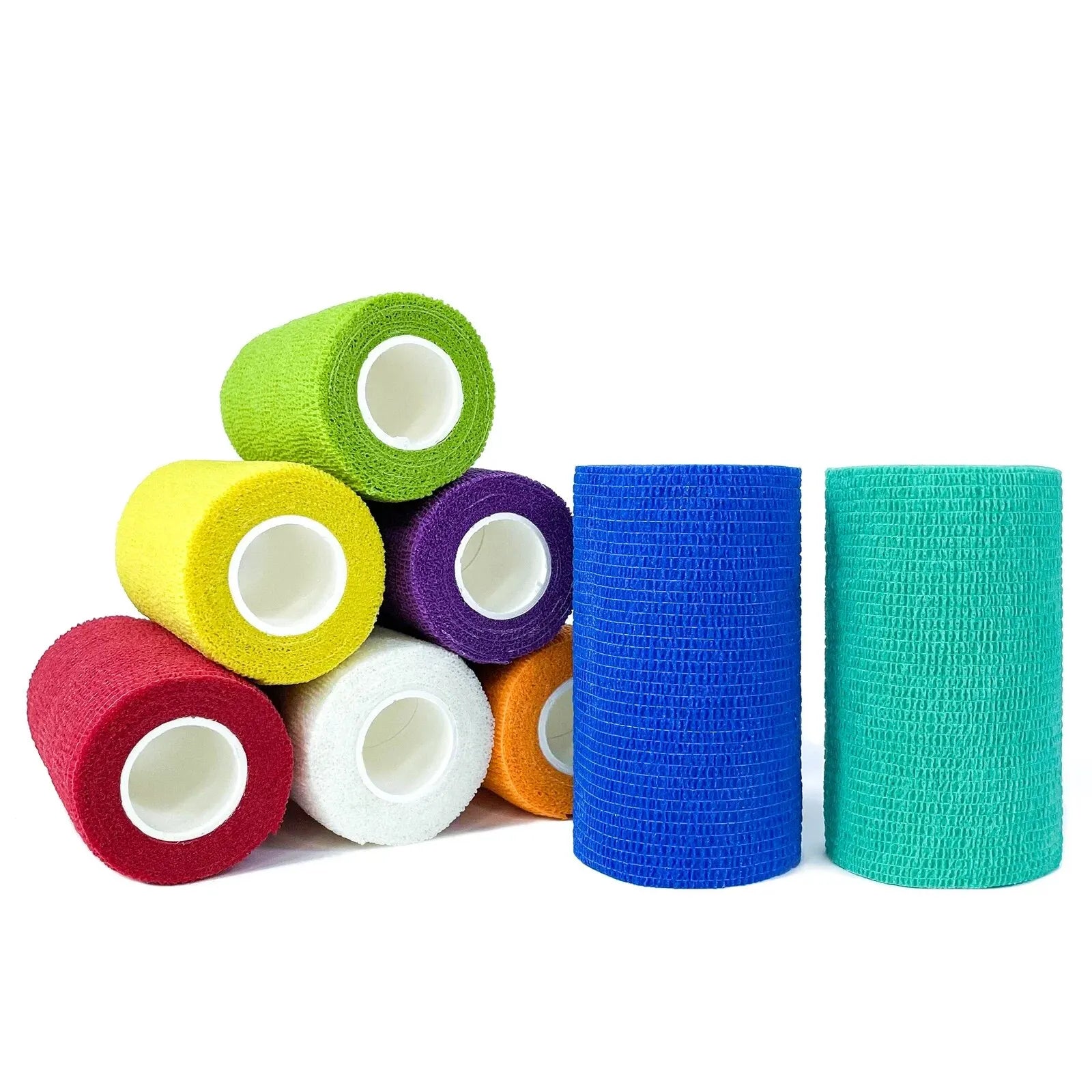 1Roll 2.5/5/7.5/10Cm*4.8M Non Woven Elastic Self Adhesive Bandage Cohesive Bandage for Sports Fixing Finger Wrist Leg