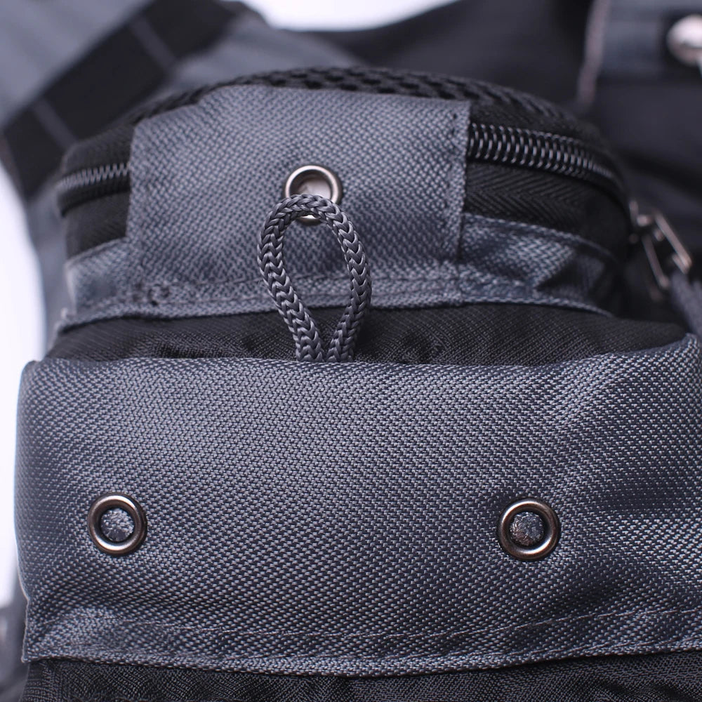 Fly Fishing Vest Adjustable Size Multiple Pockets Bass Fishing Mesh Backpack for Men and Women