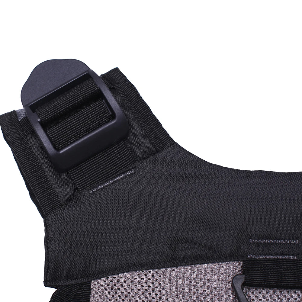 Fly Fishing Vest Adjustable Size Multiple Pockets Bass Fishing Mesh Backpack for Men and Women