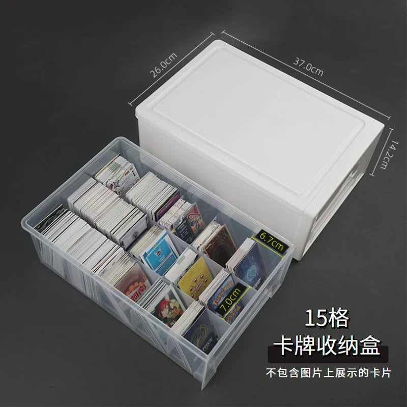 Super Large Capacity Game King Cassette Card Clamp Brick Storage Box Card Ptcg Pokemon Ultraman Magic: The Gathering Box