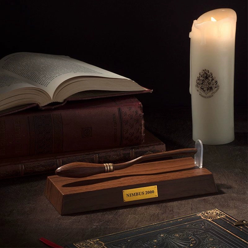 Harry Potter Magnetic Levitation Pen Kweichow Moutai Broom Light Wheel 2000 Peripheral Prop Decoration Stationery Gifts Children Gift