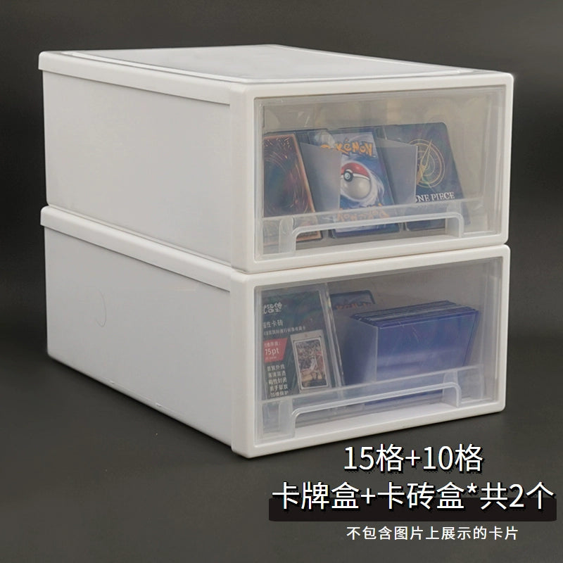 Super Large Capacity Game King Cassette Card Clamp Brick Storage Box Card Ptcg Pokemon Ultraman Magic: The Gathering Box