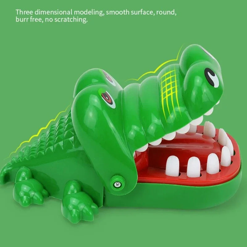 Crocodile Teeth Toys Children's Crocodile Bites Fingers Reaction Training Novelty Children's Lucky Game Trick Decompression Toy