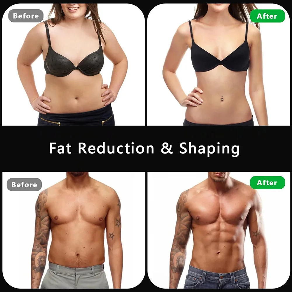 Abdominal Toning Belt Muscle Toner EMS Muscle Stimulator Abs Trainer Recharge Body Massager Weight Loss Fitness Equipment Unisex