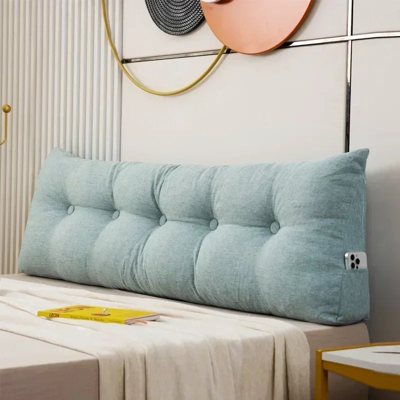 Headboard Pillow Triangle Cushion Backrest Pain Relief Sofa Waist Cushion Wedge Sleeping Pillow for Decorative Pillows for Bed