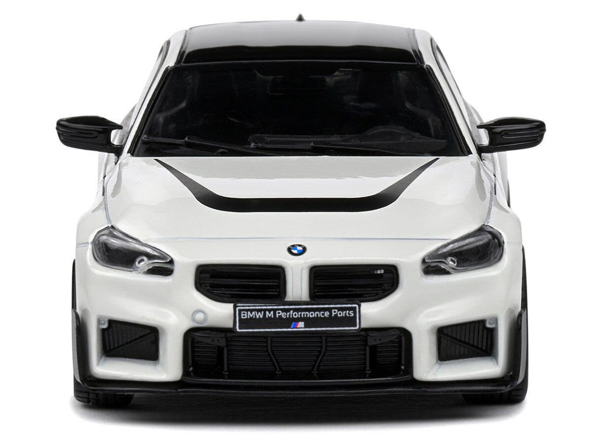 2023 BMW M2 M Performance (G87) Alpine White with Black Top 1/43 Diecast Model Car by Solido-2