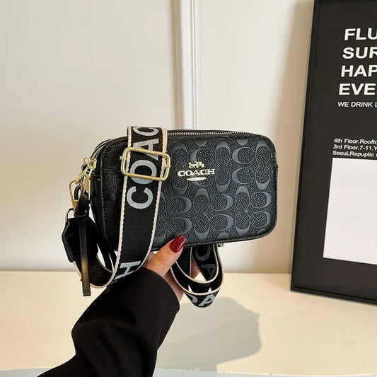 2025 High-end Camera Crossbody Bag Women's Niche Emboss Square Design Fashion Bag