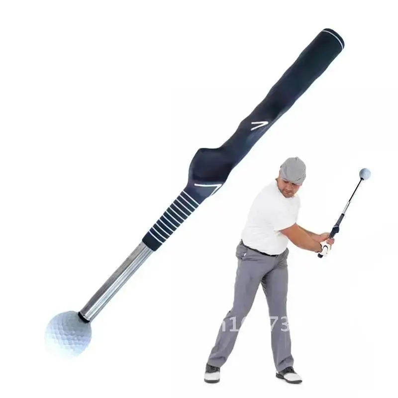 Golf Swing Trainer Aid Stick Left-handed Golf Swing Practice Practice Corrector Stick Telescopic Posture Exercise Golf Tool Aid