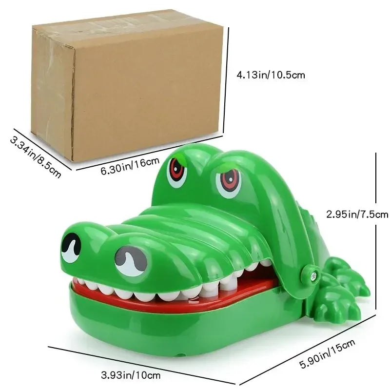 Crocodile Teeth Toys Children's Crocodile Bites Fingers Reaction Training Novelty Children's Lucky Game Trick Decompression Toy