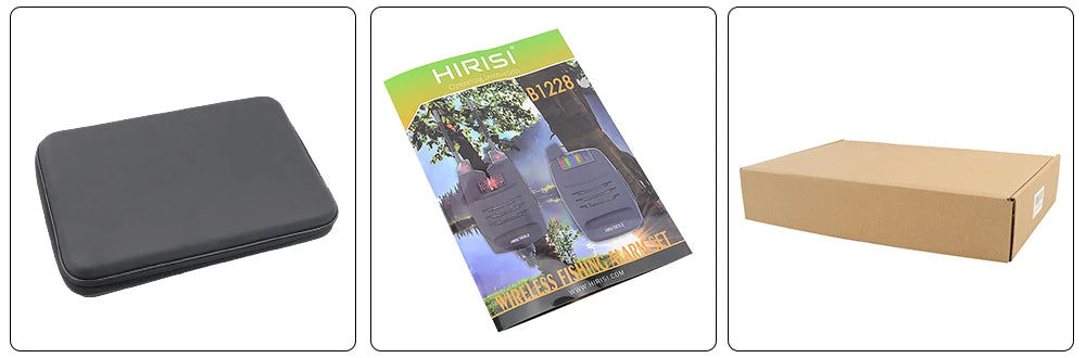 Hirisi 1+4 Carp Fishing Alarm Set Sounds and LED Alarming Wireless Fishing Bite Indicator Electronic with Snag Ear Bar B1228