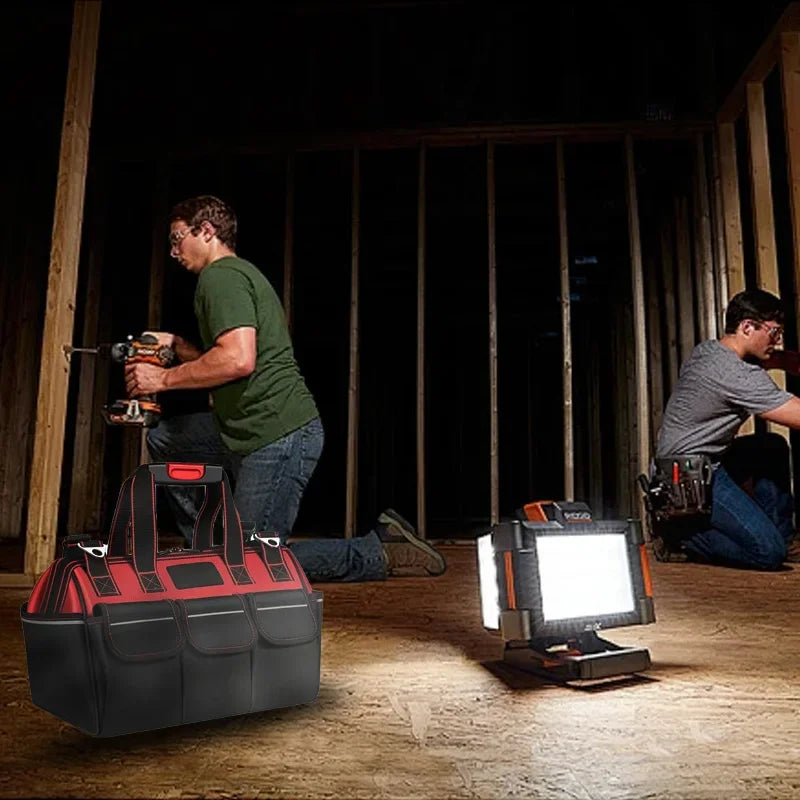 Oxford Cloth Multifunction Storage Tool Bag Waterproof Storage Bags  Suitable for Electricians Carpenters Car Mechanics