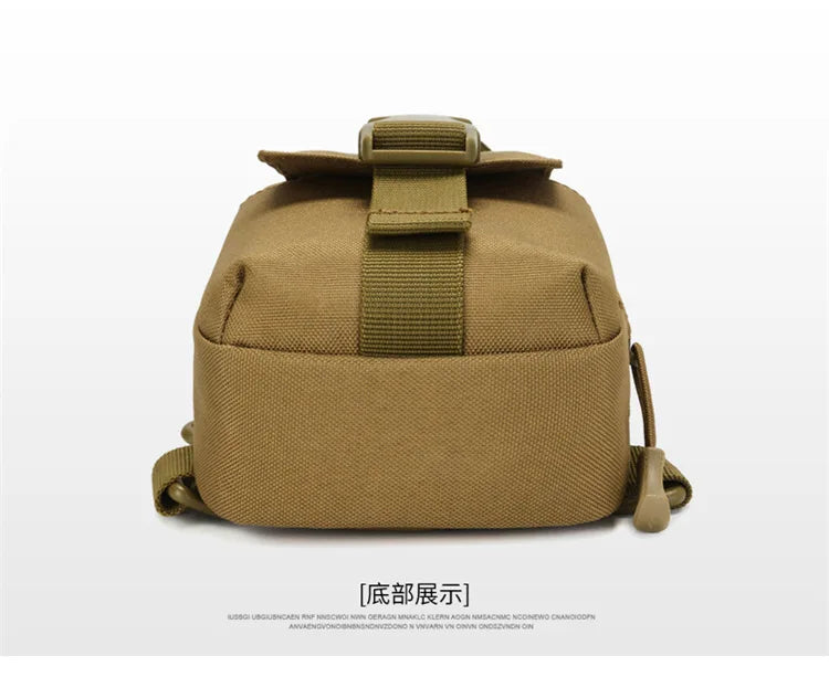 Tactical Chest Bag Military Trekking Pack EDC Sports Bag Shoulder Bag Crossbody Pack Assault Pouch for Hiking Cycling Campinga
