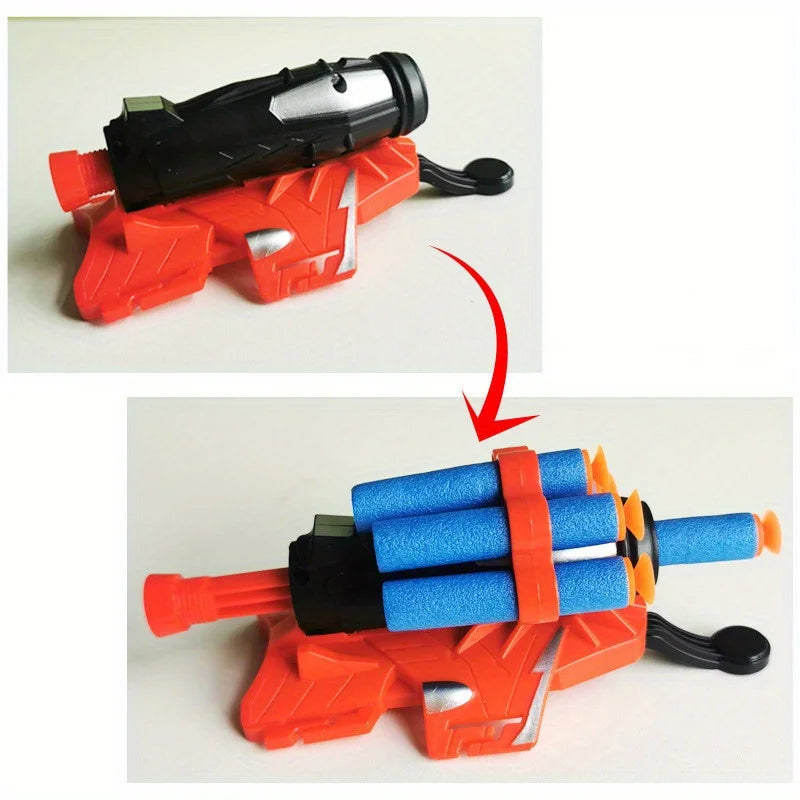with 10 suckers Upgrade Launcher Spray Wrist Gloves Launch Soft Bullet Toy