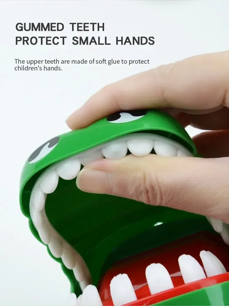 Crocodile Teeth Toys Children's Crocodile Bites Fingers Reaction Training Novelty Children's Lucky Game Trick Decompression Toy