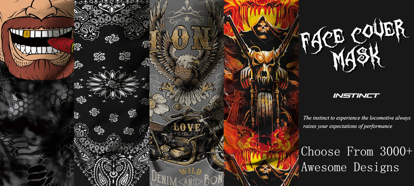 Motorcycle Mask Breathable Ice Silk Multifunctional Ear Hanging Mask Mountaineering Skiing Neck Protection Triangle Scarf Summer