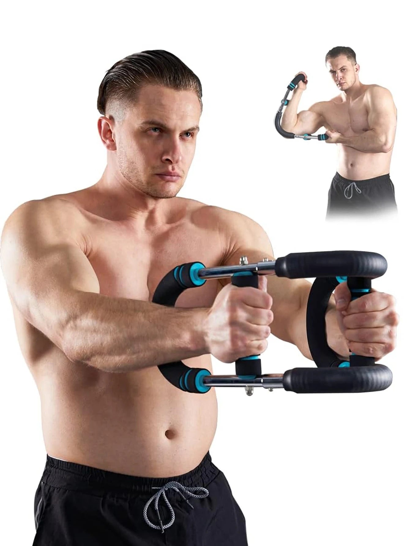 Adjustable Arm Trainer 3 Levels Detachable Chest Training Twister Home Workout Equipment Upper Body Strength Training