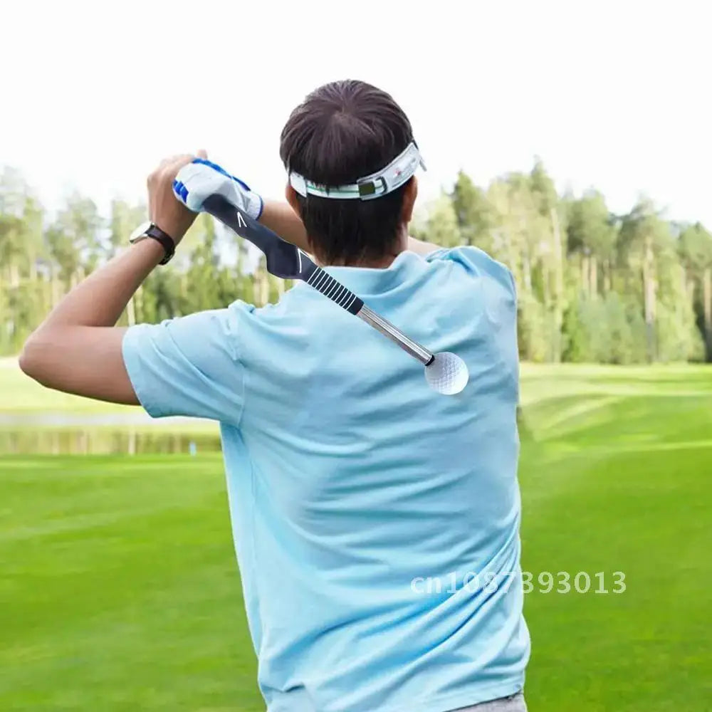 Golf Swing Trainer Aid Stick Left-handed Golf Swing Practice Practice Corrector Stick Telescopic Posture Exercise Golf Tool Aid