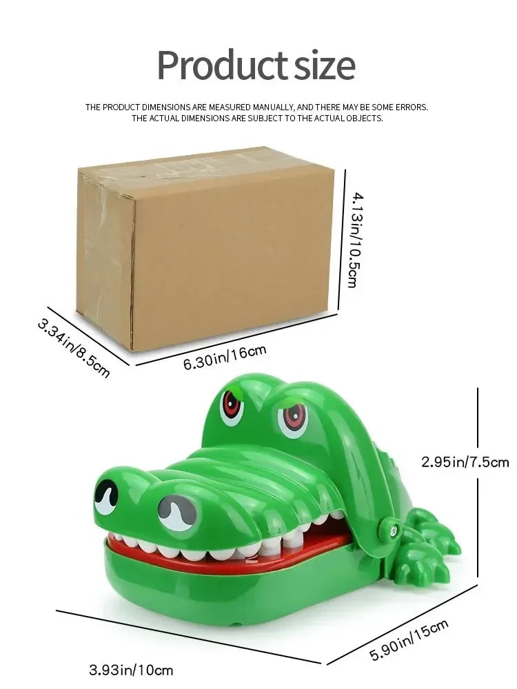 Crocodile Teeth Toys Children's Crocodile Bites Fingers Reaction Training Novelty Children's Lucky Game Trick Decompression Toy